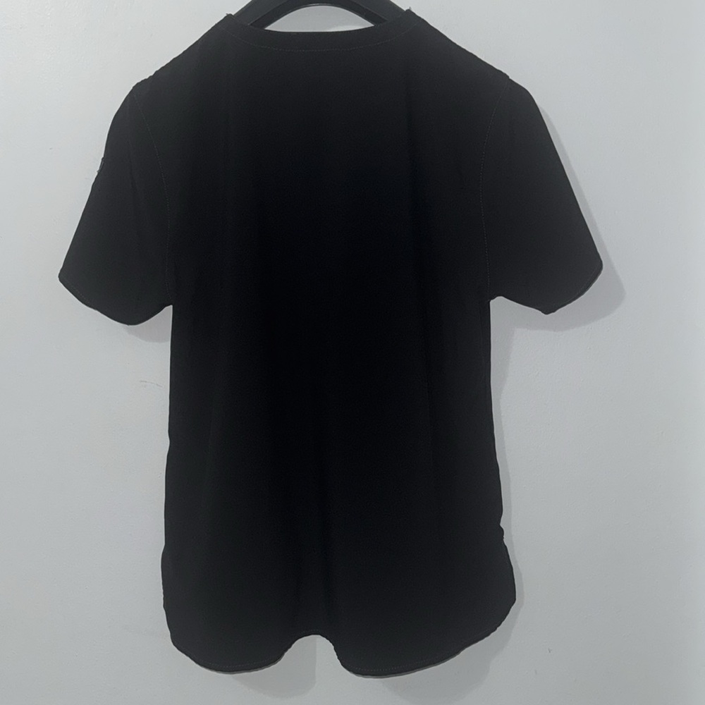 Carhartt Force Stretch Cross-Flex Black Scrub Top size Large - Picture 5 of 8